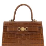 Versace Brown Calfskin Handbag Bag - Women