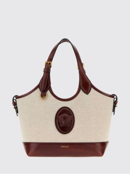 VERSACE Mini Bag Woman color Beige