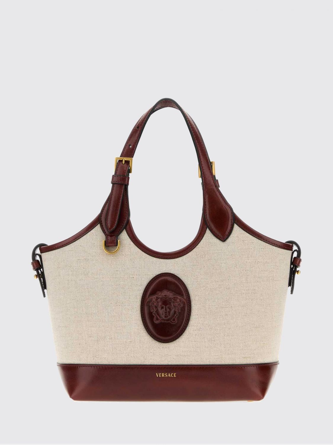VERSACE Mini Bag Woman color Beige