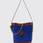 VERSACE Shoulder Bag Woman color Blue