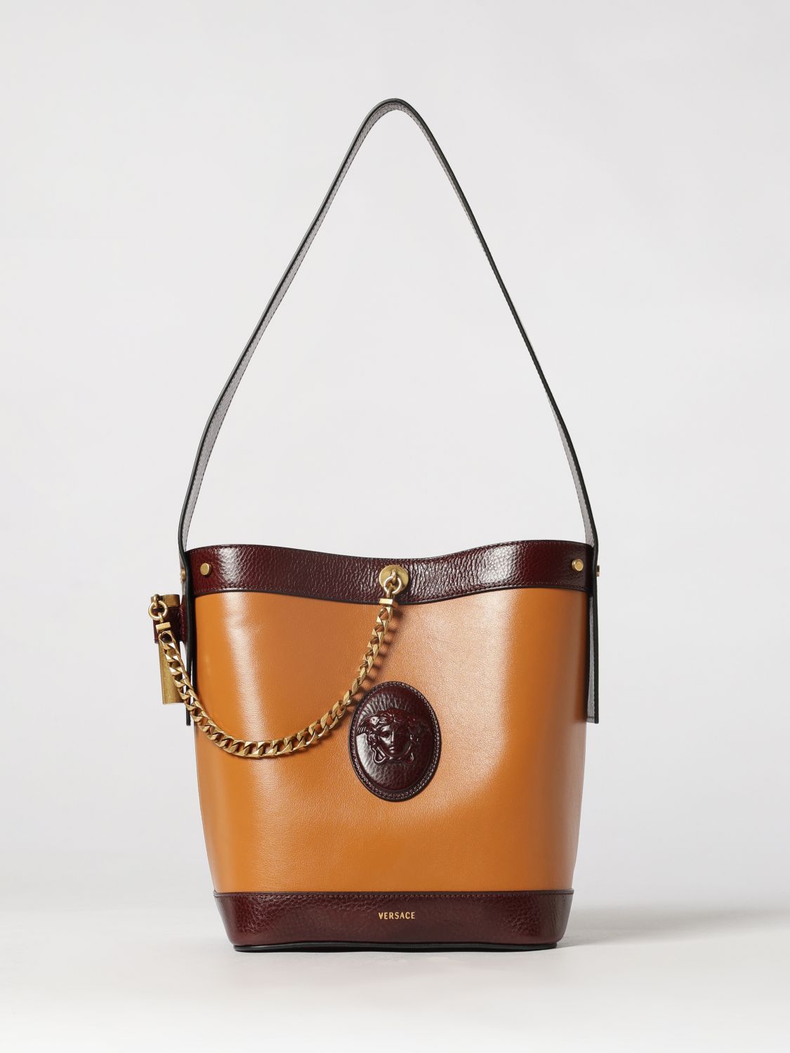 VERSACE Shoulder Bag Woman color Brown