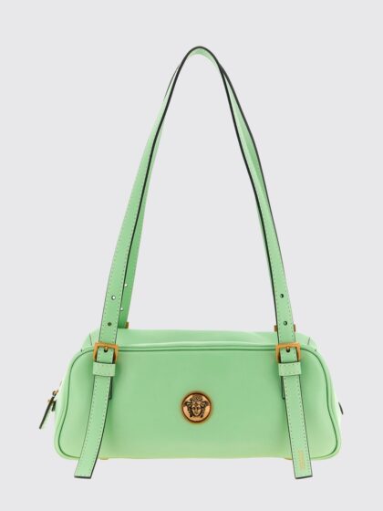 VERSACE Shoulder Bag Woman color Green