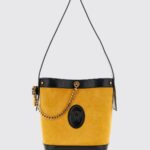 VERSACE Shoulder Bag Woman color Yellow