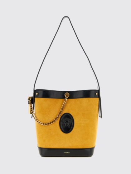 VERSACE Shoulder Bag Woman color Yellow