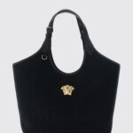 VERSACE Tote Bag Woman color Black