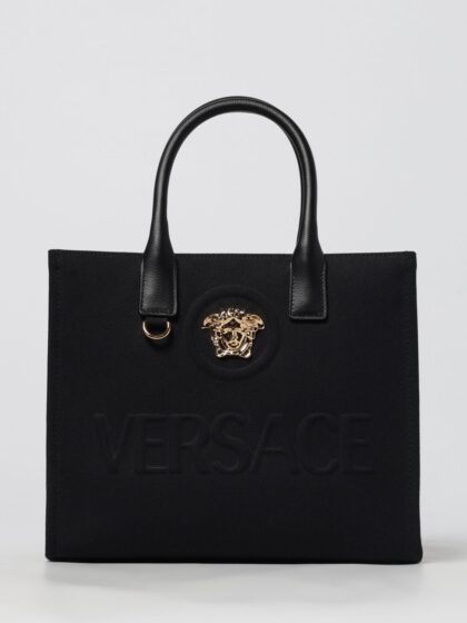 VERSACE Tote Bag Woman color Black