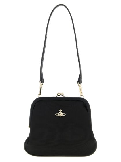 Vivienne Westwood Black Viscose Clutch Bag - Women