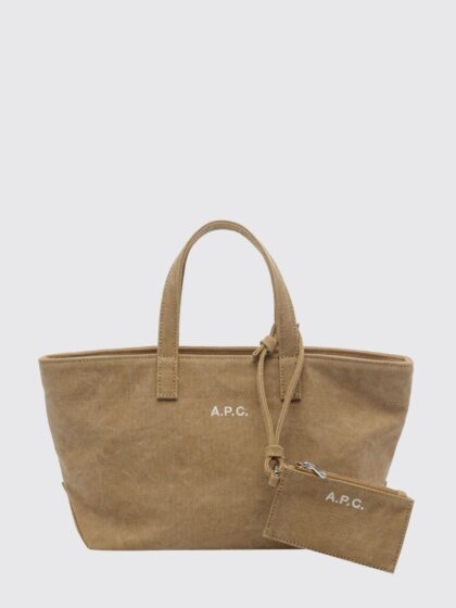 A. P.C. Shoulder Bag Woman color Beige