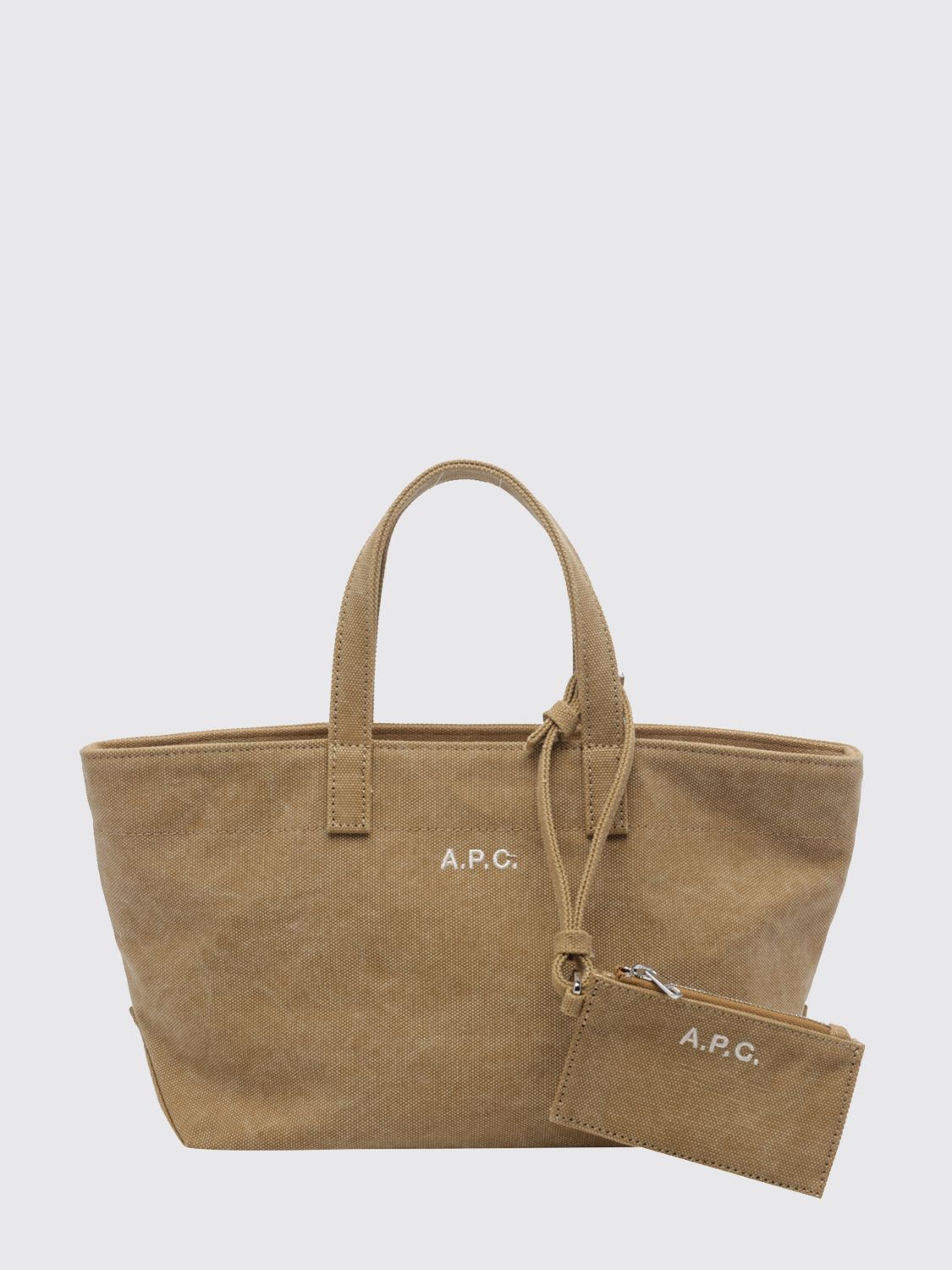A. P.C. Shoulder Bag Woman color Beige