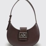 ARMANI EXCHANGE Shoulder Bag Woman color Brown