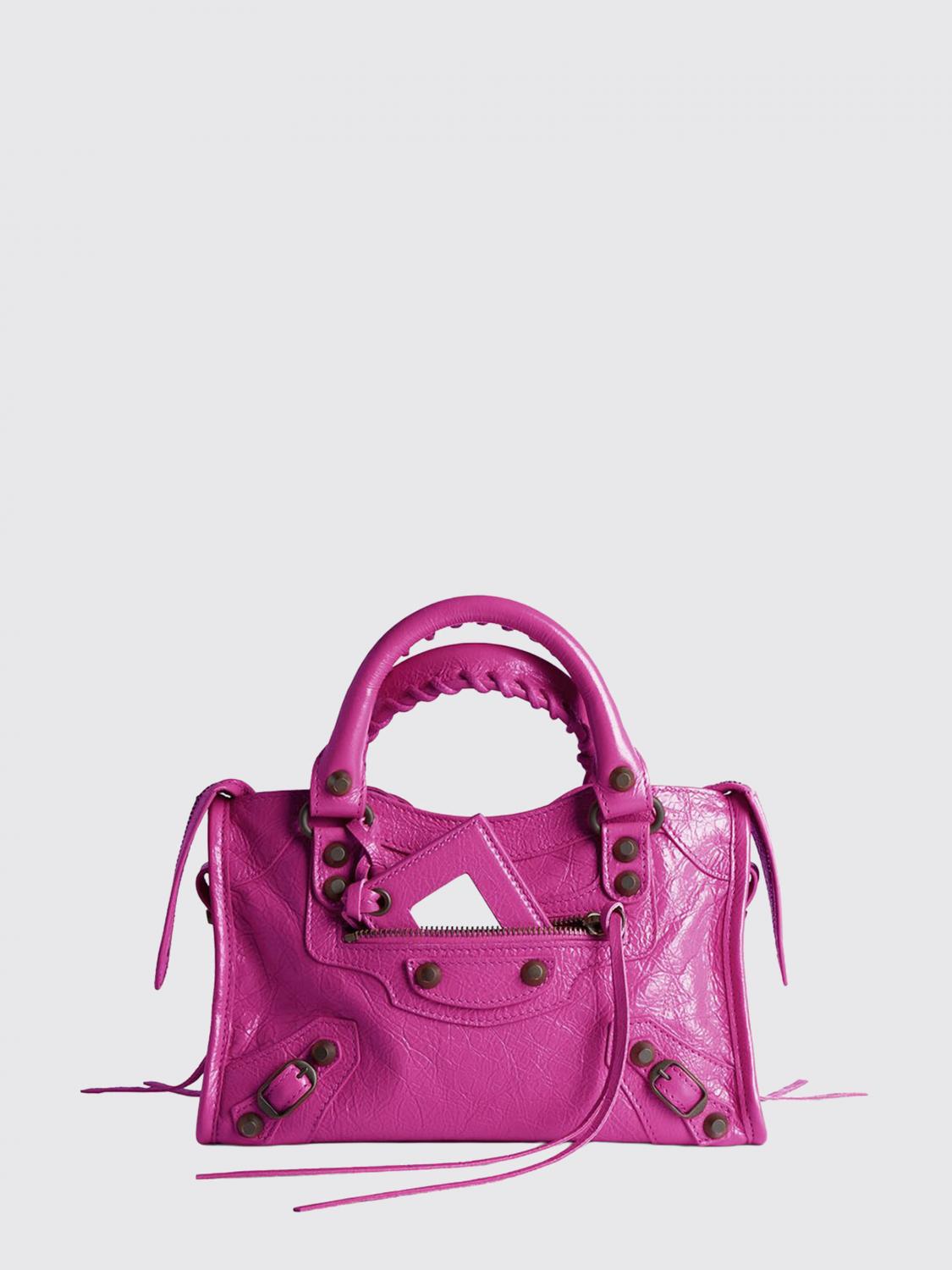 BALENCIAGA Le City Mini Arena Leather Bag