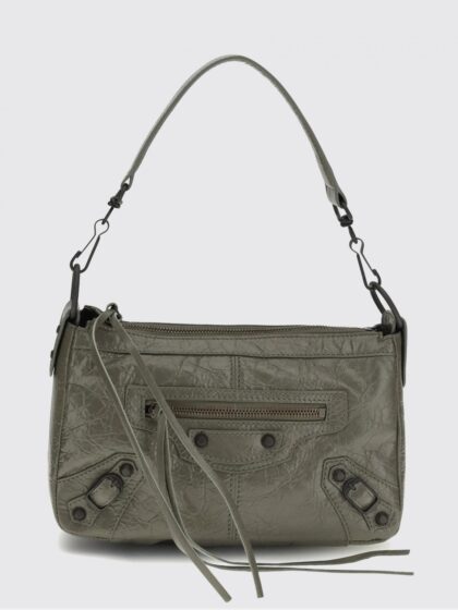 BALENCIAGA Le City Moto Arena Leather Bag