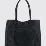 BALENCIAGA Le City Tote Bag in Arena Leather