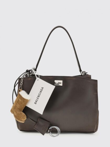 BALENCIAGA Rodeo Leather Bag with Charms