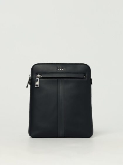 BOSS Shoulder Bag Men color Blue