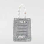 CASABLANCA Shoulder Bag Men color Silver