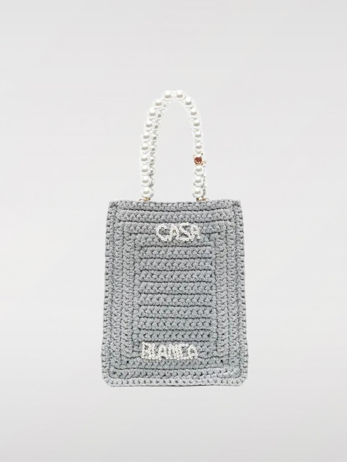 CASABLANCA Shoulder Bag Men color Silver