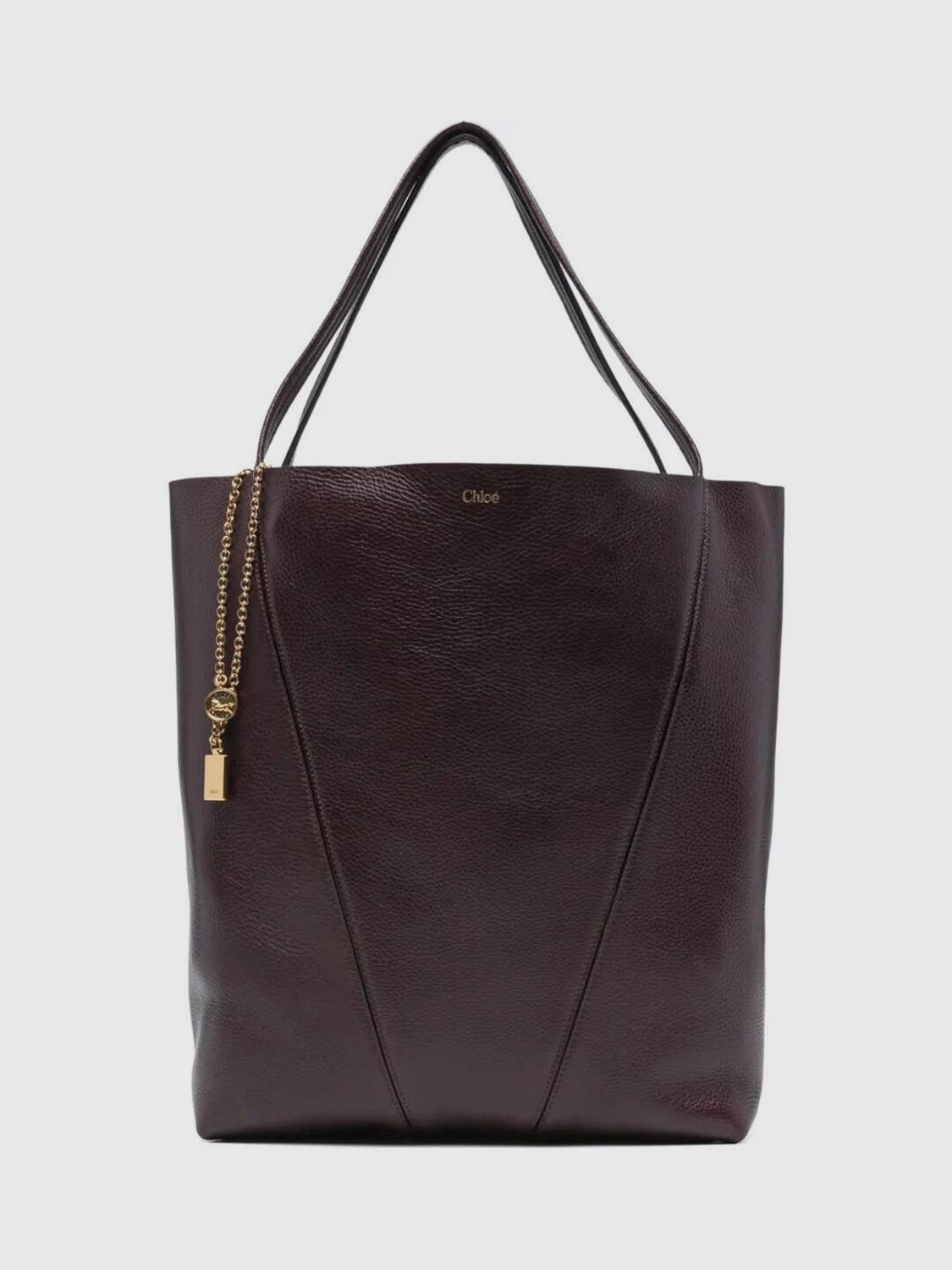 CHLOÉ Shoulder Bag Woman color Wine