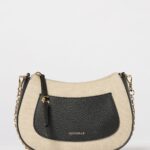 COCCINELLE C-Easy Canvas and Grained Leather Bag