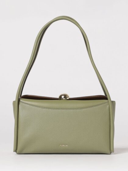 FURLA Shoulder Bag Woman color Green