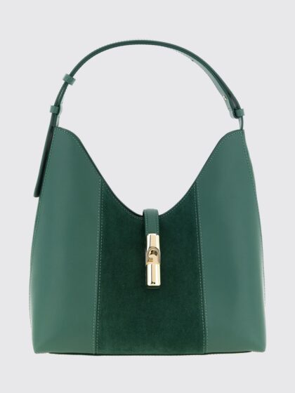 FURLA Shoulder Bag Woman color Green