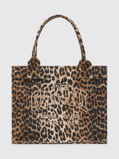 GANNI Tote Bag Woman color Multicolor