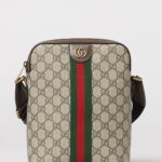 GUCCI Shoulder Bag Men color Beige