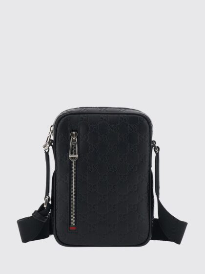 GUCCI Shoulder Bag Men color Black
