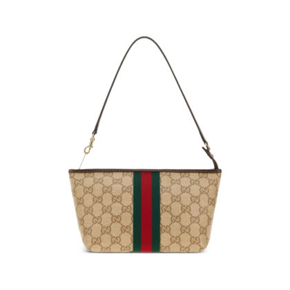 Gucci Small GG-canvas Web-detail Shoulder Bag