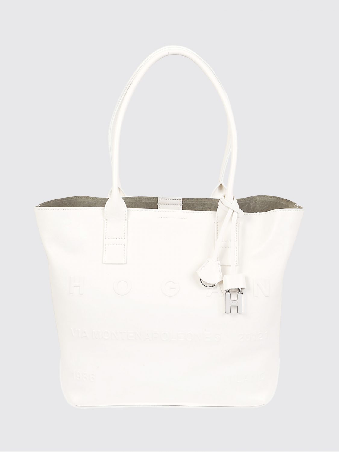 HOGAN Tote Bag Woman color White