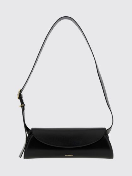 JIL SANDER Small Cannolo Smooth Calfskin Leather Shoulder Bag
