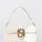 JUST CAVALLI Animal Print Synthetic Leather Bag