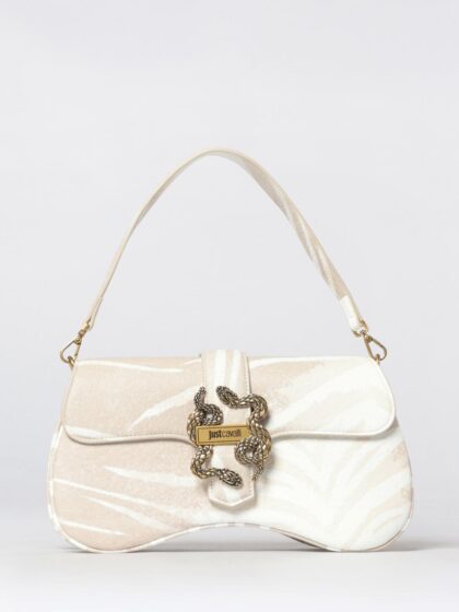 JUST CAVALLI Animal Print Synthetic Leather Bag