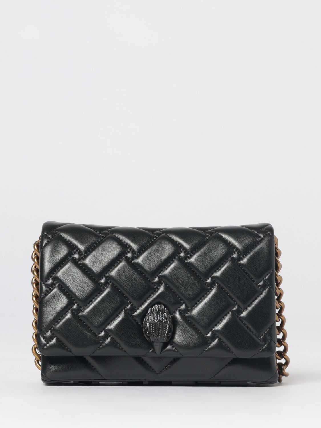 KURT GEIGER LONDON Kensington Quilted Smooth Leather Mini Bag