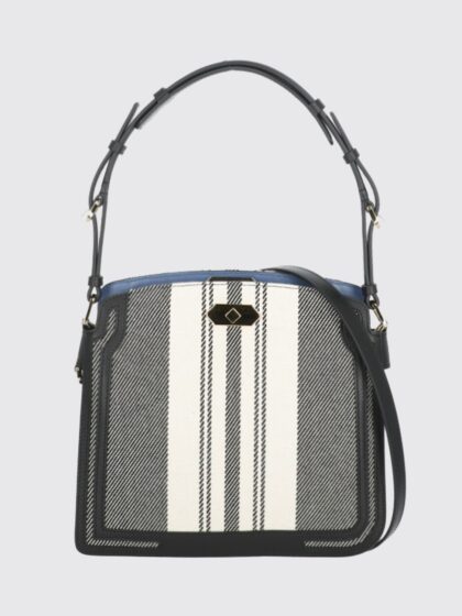 LANVIN Striped Canvas Bag