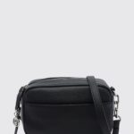 LIU JO Grained Faux Leather Mini Camera Bag with Strap