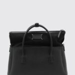 MAISON MARGIELA 5AC East West Bag in Grained Leather and Canvas