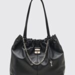 MARC JACOBS The Cristina Draped Lambskin Leather Shoulder Bag