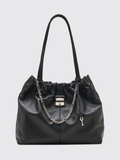 MARC JACOBS The Cristina Draped Lambskin Leather Shoulder Bag
