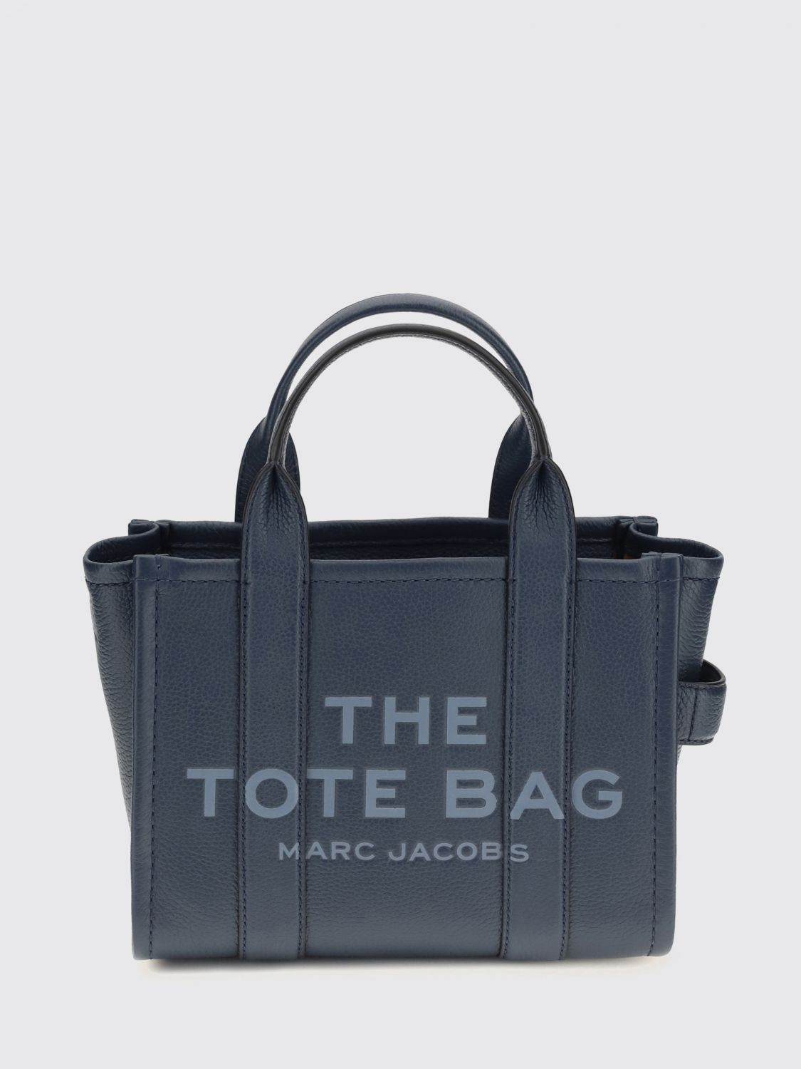 MARC JACOBS The Small Tote Bag in Leather with Tone-on-Tone Logo