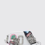 MARC JACOBS The Snapshot Denim Cross-body Bag with Patches and Double J Logo