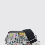 MARC JACOBS The Snapshot Saffiano Leather Bag with Double J Logo