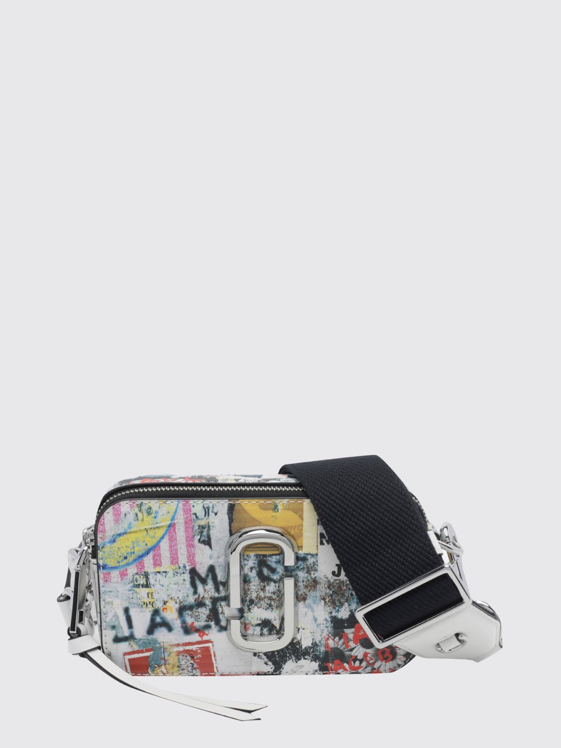 MARC JACOBS The Snapshot Saffiano Leather Bag with Double J Logo