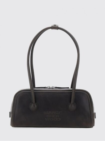 MARGE SHERWOOD Aged Leather Boston Bag