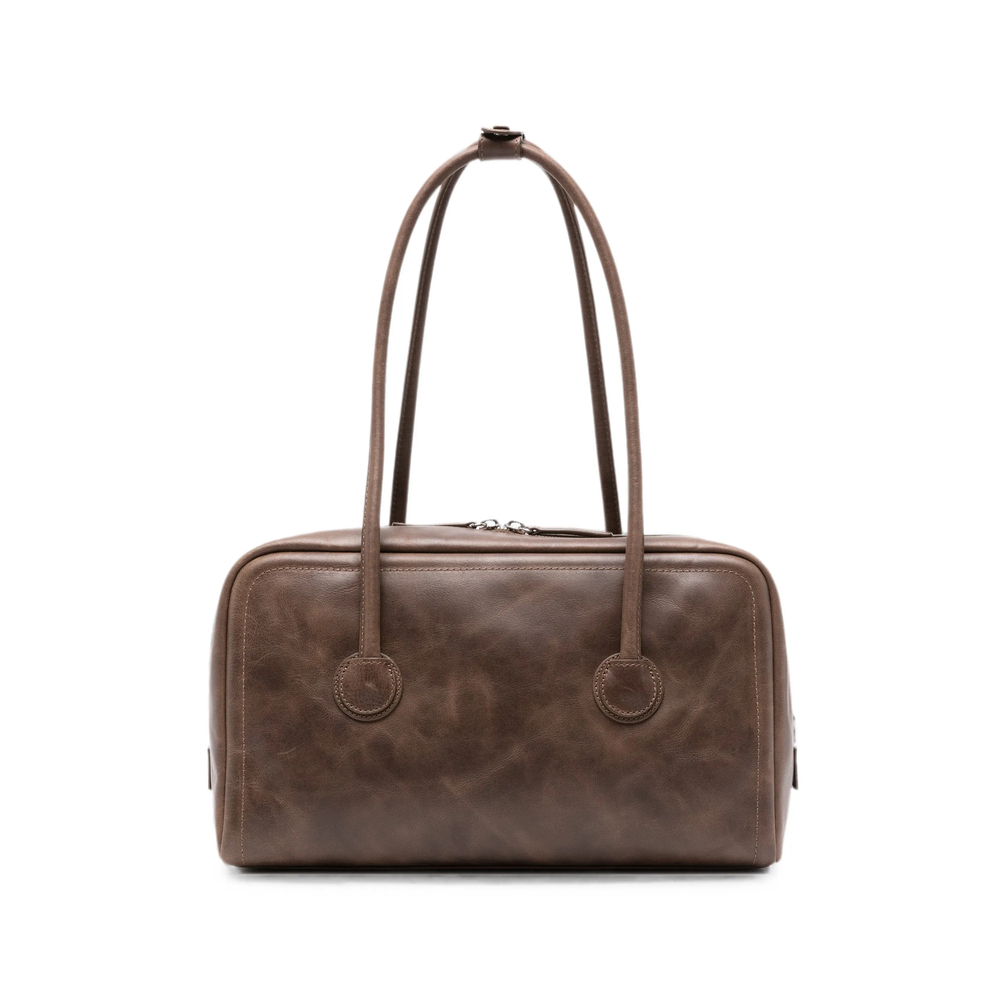 Margesherwood Logo-embossed Leather Tote Bag