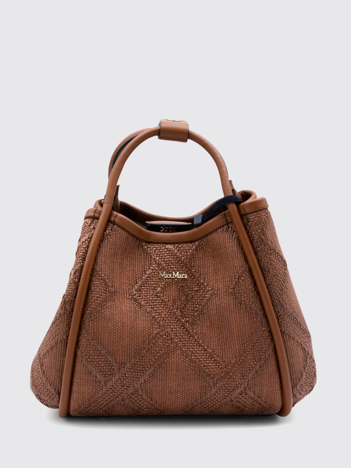MAX MARA Marine Raffia Bag