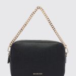 Michael Kors Bryant Pebbled Leather Crossbody Bag with Chain Handle
