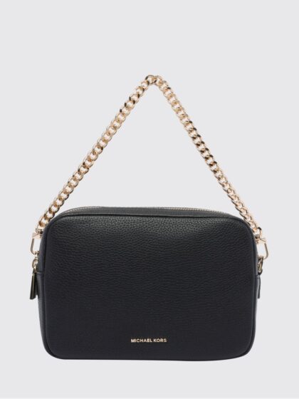 Michael Kors Bryant Pebbled Leather Crossbody Bag with Chain Handle