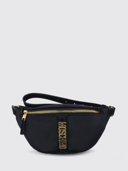 MOSCHINO COUTURE Canvas and Suede Belt Bag