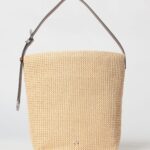 PINKO Crochet Raffia Bag